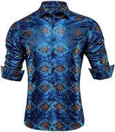 hi tie paisley casual button wedding men's clothing in shirts логотип