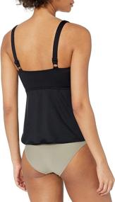 img 3 attached to TYR Womens Twisted Solid Tankini Women's Clothing
