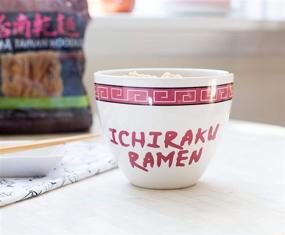 img 1 attached to 🍜 Just Funky Naruto Ichiraku Ramen Japanese Ceramic Dish Set: Authentic 16-Ounce Ramen Bowl and Chopsticks Combo