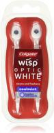 colgate wisp coolmint: пачка из 8 - 4 щетки для быстрого освежающего дыхания логотип