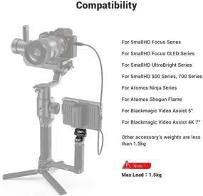 img 3 attached to Универсальное крепление для монитора с возможностью поворота и наклона с установкой ARRI - SmallRig 2903