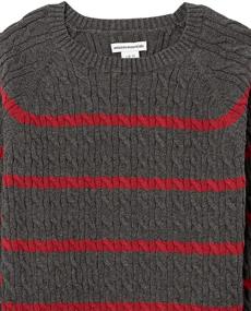 img 1 attached to 👕 Boys' Crewneck Pullover Sweater by Amazon Essentials