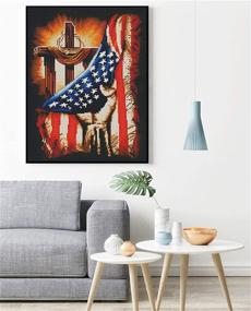 img 1 attached to Beginners Decor14 2×18 1Inch: American Cross Stitch Embroidery - Discover the Art of Embroidery with Ease!