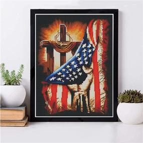 img 3 attached to Beginners Decor14 2×18 1Inch: American Cross Stitch Embroidery - Discover the Art of Embroidery with Ease!