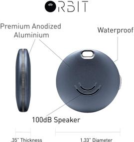 img 1 attached to Орбит Премиум Водонепроницаемый Алюминиевый поиск ключей - Беспроводной умный GPS-трекер и локатор с заменяемой батареей - Совместимый с iOS и Android приложением для телефона - Совместим с Алексой (черный) - Повышенная оптимизация для поисковых систем (SEO)