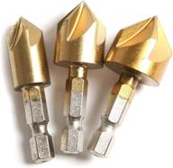 shank flutes titanium countersinks drill logo