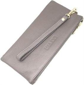 img 4 attached to 👜 Stylish IXYVIA Blocking Wristlet: A Perfect Fusion of Smartphone Signature, Women's Handbags & Wallets, all in One!