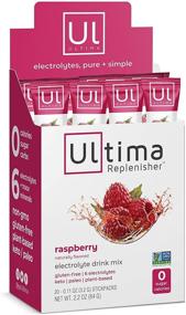 img 4 attached to 🍇 Ultima Replenisher Raspberry Electrolyte Hydration Drink Mix (20 Stickpacks)