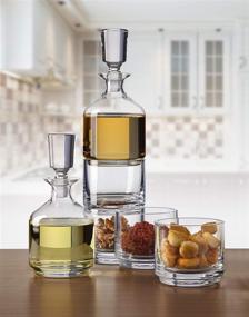 img 1 attached to Godinger Stackable Whiskey Decanter Glasses Food Service Equipment & Supplies