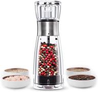 🧂 treblewind stainless steel pepper grinder/salt mill: professional manual mill with rotate tab and refillable design – perfect for home, kitchen, and barbecue logo