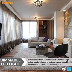 img 1 attached to 💡 Sunlite 88255: Dimmable Bulb with Comparable Lumen Output