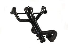 img 1 attached to 🏎️ Pace Setter 70-1138 Black Exhaust Header: Boosting Performance with Style