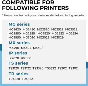 img 3 attached to 🐧 Пингвин восстановленный картридж с чернилами заменяющий Canon PG-245XL CL-246XL PG-243 CL-244 - совместим с PIXMA MG3022 MG2522 TS3322 MG2920 (1 черный, 1 цвет) - Специальное издание с набором самоклеющихся заметок