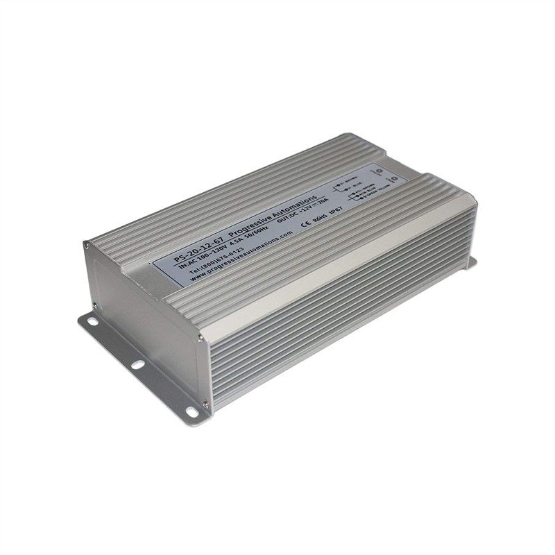 progressive automations ps 20 12 67 전원 공급 장치 로고
