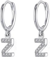 dlihc earrings hypoallergenic sterling zirconia girls' jewelry logo