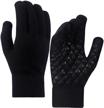 winter gloves windproof touchscreen elastic logo
