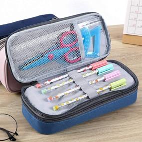 img 3 attached to Capacity Compartment Durable Stationery Storage