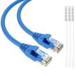 cat6 ethernet cable 25 feet/blue logo