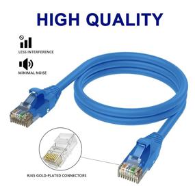 img 2 attached to Cat6 Ethernet Cable 25 Feet/Blue