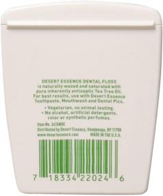 img 1 attached to Desert Essence Tea Tree Oil Floss (Pack of 6) - 50 Yards for Effective Oral Hygiene
