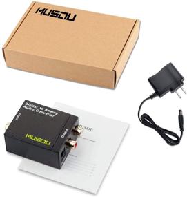 img 3 attached to 🔊 Upgrade Your Sound: Musou Digital Optical Coax to Analog RCA Audio Converter Adapter