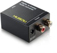🔊 upgrade your sound: musou digital optical coax to analog rca audio converter adapter logo