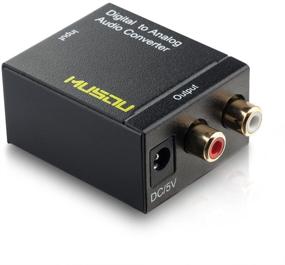 img 4 attached to 🔊 Upgrade Your Sound: Musou Digital Optical Coax to Analog RCA Audio Converter Adapter