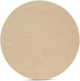 img 4 attached to Wood Circles 30 inch | 1/4 Inch Thick Birch Plywood Discs for Crafts | Pack of 1 Unfinished Wood Circles by Woodpeckers - High-Quality Wood Rounds