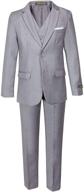 spring notion boys slim 3 piece boys' clothing: perfect suits & sport coats for boys logo