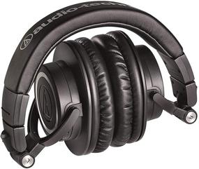 img 1 attached to Black Audio-Technica ATH-M50xBT Headphones, Size Medium (ATHM50XBT) for Improved SEO