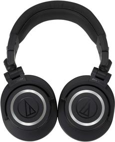 img 2 attached to Black Audio-Technica ATH-M50xBT Headphones, Size Medium (ATHM50XBT) for Improved SEO