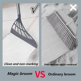 img 2 attached to Efficient Multifunction Magic Broom – Soft Silicone Material, Floor Squeegee for Easy Dirt and Liquid Removal, Hair-Free Sweeping Miracle!