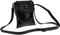 👜 women's leather studded crossbody satchel handbags & wallets logo