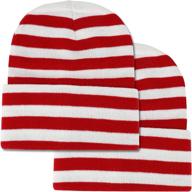 armycrew white stripe long beanie outdoor recreation logo