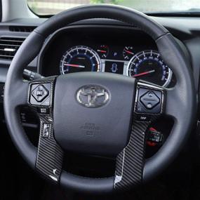 img 1 attached to Рулевое колесо из углеродного волокна Voodonala для 4Runner 2010-2019