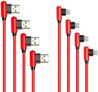 micro usb charger cable right angle 4 pack 1ft 3ft 6ft 10ft data sync 90 degree cord micro usb charging cable for samsung galaxy s6 s7 note 7 6 htc hd 8 10 ps4 power bank logo
