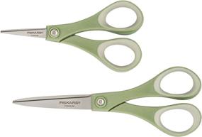 img 2 attached to ✂️ Fiskars Performance Titanium Scissors Set - 7 Inch and 5 Inch, Colors Vary