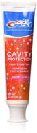 crest kid's crest cavity protection toothpaste gel formula for bubblegum lovers - pack of 3, 4.2 ounce each logo