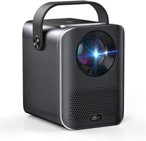 img 4 attached to 🎥 1080P Video Projector with 160-inch Display, Dser Portable Mini Projector | 60,000Hrs LED, 150ANSI 4000 Lumens | Home Theater Movie Projector Compatible with Fire TV, Laptops, PC, PS4 | HDMI, USB Supported