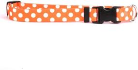 img 1 attached to 🐶 Polka Dot Dog Collar - featuring Tag-A-Long ID Tag System