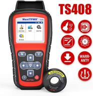 🔧 autel ts408 tpms relearn tool 2021 - upgraded version of ts401 | tire pressure monitor sensor programming and reset tool for all cars | tpms reset, sensor activation, autel mx-sensor programming logo