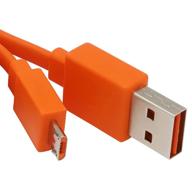 🔌 jainta fast power charging usb cable cord for jbl wireless bluetooth speaker earphone headphone - 3.3ft &amp; orange logo