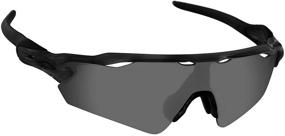 img 2 attached to 🕶️ Alphax Chrome Polarized Replacement Lenses for Men's Accessories, Sunglasses, and Eyewear Accessories