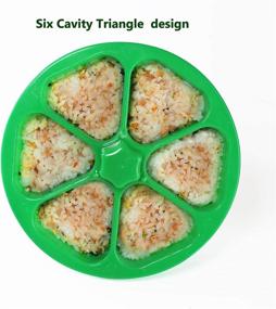 img 2 attached to 🍙 Sunormi Triangle Onigiri: Non-Stick Cilantro Delights You Can't Resist!