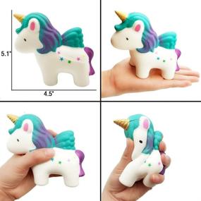 img 2 attached to 🦄 Yonishy Squishy Unicorn Toy Set