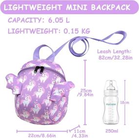 img 3 attached to Toddler Backpack VASCHY Lightweight Dinosaur Backpacks