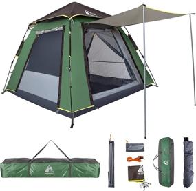 img 4 attached to Hewolf Camping Automatic Waterproof Instant