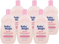 👶 baby magic gentle cleansing gel - 16.5oz (pack of 6) with camellia oil & marshmallow root - tear-free formula, no parabens, phthalates, sulfates, or dyes logo