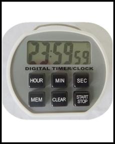 img 2 attached to 🌡️ Digital Food Thermometer with Kitchen Timer, Stopwatch, and Clock by Boone Hearth