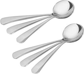 img 4 attached to 🥄 LAIBO Stainless Dinner Spoon, 7 Inches